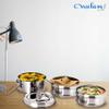 neelam - TTFS093P Clipper Stainless Steel Tiffin Box Set, 3-Container, Silver-2150 ml view 4