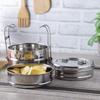 neelam Stainless Steel Lunch Box/Tiffin with Locking Clip, 4-Tier Container, 2100 ml, Hot & Cold Leak-Proof, Compact & Durable, Perfect for Office, School, Picnic | Dishwasher Safe. view 1