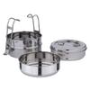 neelam Stainless Steel Lunch Box/Tiffin with Locking Clip, 4-Tier Container, 2100 ml, Hot & Cold Leak-Proof, Compact & Durable, Perfect for Office, School, Picnic | Dishwasher Safe. view 2