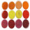 eshoppee 11/0 red Yellow Orange Imported Glass Seed Beads for Jewellery Making kit Art and Crafts Materials for Necklace Bracelet Earring Making Materials DIY kit view 1