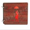 innerbit 'Love Is In The Rain' Artistic Wooden Photo Album Scrap Book 30 Pages - Size (22 cm x 15 cm) Gift Item view 1