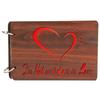 innerbit 'I Am Not Weird I Am In Love' Artistic Wooden Photo Album Scrap Book 30 Pages - Size (22 cm x 15 cm) Gift Item view 1
