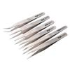 DIY Crafts Holder 6 - Pcs Antistatic Tweezer Maintenance Tool Safe DIY Repair Kit for Jewllery Works (Pack Of 6 Piece, Dising No # 10) view 1