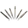 DIY Crafts Holder 6 - Pcs Antistatic Tweezer Maintenance Tool Safe DIY Repair Kit for Jewllery Works (Pack Of 6 Piece, Dising No # 10) view 3