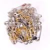 PRANSUNITA Pony Special Saree Safety Pins, 30 Multicolored & 50 Brass, Nickel & Black Pins in Plastic Box view 3