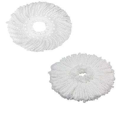 You God High adsorption fiber PVA 360 Degree Double Sided, Healthy Spray, Bucket Magic Spin, Sweep Drag All in One, Scratch Net Mop (16 x 16 x 2 cm; Multicolour ) - Set of 4
