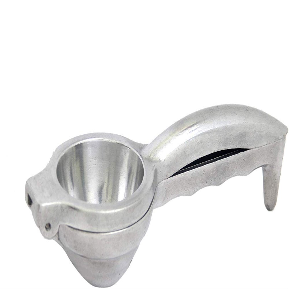 Dharam Paul Traders Heavy weight BIG nimbu Lemon Squeezer Presser for Kitchen shikanji, Fruit juicer, 1 Piece, Food Grade Aluminium