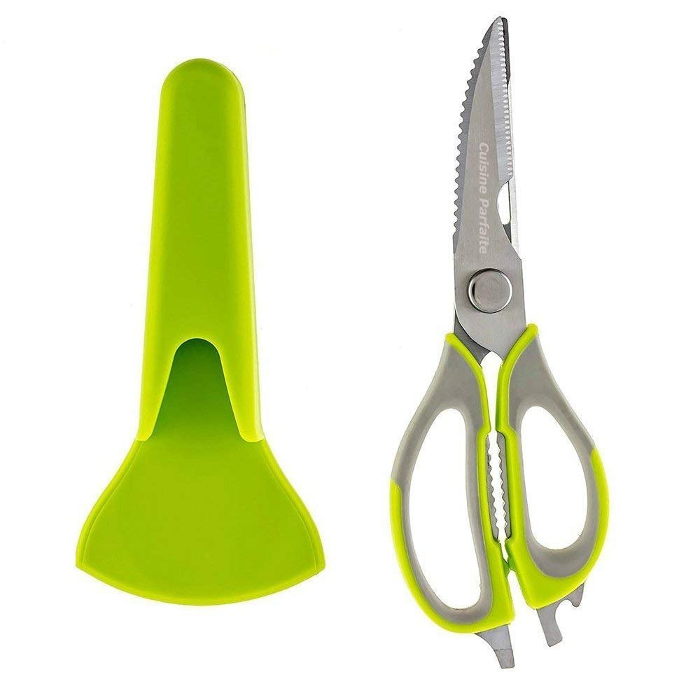 we3 Pro Series Multi Function Kitchen Scissors with Magnet Holder FDA Approved.