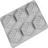 Perfect Pricee Soap, Candle, Resin Art and Crafting Tool, Muffin, Cake, Soap Bombs, Model, Repillica Moulds Mold DYI kit, Hobby Kits, Kids Activity Tool (Hexagoan) view 1