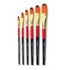 Kamal Nylon, Wood Artist Quality Synthetic Hair Filbert Paint Brush Set, Nail Art, Acrylic Painting, Modern Art, Fabric Painting view 1