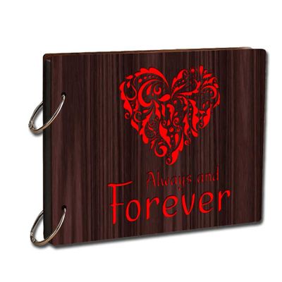 Paper Plane Design Valentines Day Gift For Loved Ones Craft Scrapbook Photo Book (22 cm x 16 cm) (Forever)