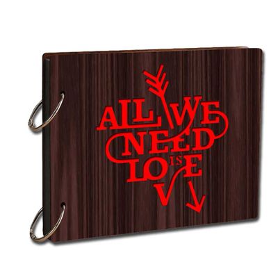 PAPER PLANE DESIGN Love Photo Scrapbook Album for Memories (Style -4)