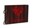 Paper Plane Design Valentines Gift Rectangular Handmade Craft Scrapbook (22 cm x 16 cm x 4 cm, Brown) view 1