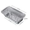 Freshee Pack of 5 x 10 pcs Aluminium Silver Foil Container of 660ml, Food Storage Disposable Containers with Lid for Kitchen view 3