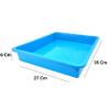 Little Monkey Plastic Rectangular Shape Multipurpose Organizer Tray (Big Size L 35 Cm X B 27 Cm X H 6 Cm) Multi Colour - Pack of 3 view 2