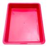 Little Monkey Plastic Rectangular Shape Multipurpose Organizer Tray (Big Size L 35 Cm X B 27 Cm X H 6 Cm) Multi Colour - Pack of 3 view 3