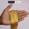 Embroiderymaterial Zardozi Spring Material French Wire(Dapka) for Jewellery and Embroidery Purpose 0.5MM Smooth Finish Yellow Color(100 Gram) view 3