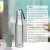 MILTON Super 1000 Stainless Steel Water Bottle 1000ml | Single Wall | Leak-Proof Lid, Rust-Free | ISI Certified | BPA-Free | For School, Office, Gym, Travel | Silver view 3