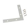 DIY Crafts Design No # 2, Pack of 8 Pcs, Flat Metal Corner Braces 2 5 Joining Fixing A (Design No # 2, Pack of 8 Pcs) view 4