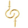 DIY Crafts Design No # 3, Pack of 20 Pcs, Ceiling Hooks/Cup Hook Holder GOL (Design No # 3, Pack of 20 Pcs) view 2