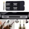 DIY Crafts Black 11, Silver, 25 in 1 Precision Screwdriver Set Multi Pocket Repair Tool Kit Torx Cell Phone Laptop Mini Electronic Opening for PC Camera Tablet Portable Wal (Black 11, Silver) view 4