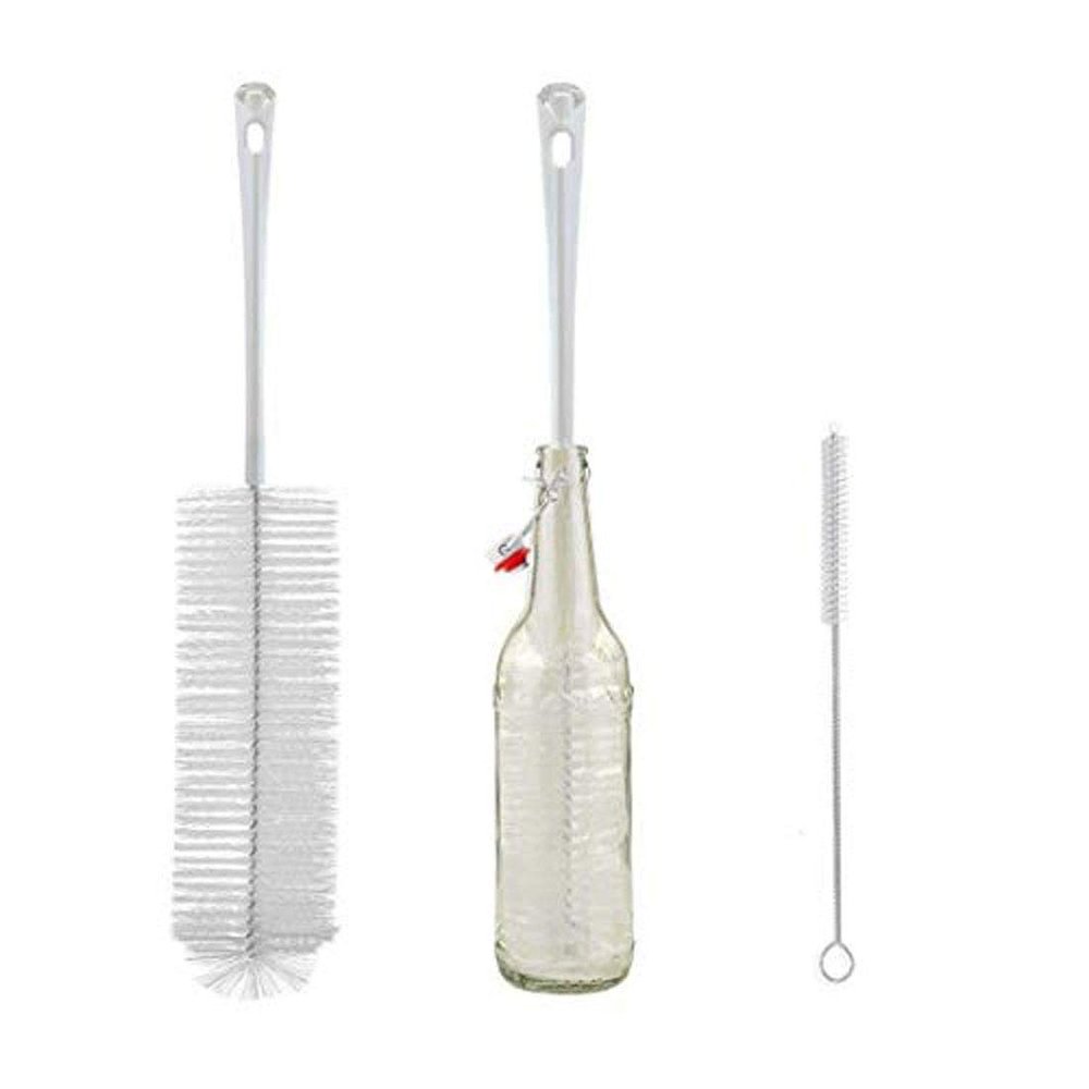 DIY Crafts Pack of 3 Pcs, 16 Inch Long, Long Bottle Brush Cleaner for Washing.With C (Pack of 3 Pcs, 16 Inch Long)