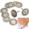 DIY Crafts Disc ?: 40mm, Pattern # C, 2 Pcs Discs & 2 Mandrel Diamond Cutting Wheel Cut Off Discs Coated Rotary Tools W/Mandrel for Dre (Disc ?: 40mm, Pattern # C) view 2