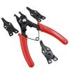 DIY Crafts 4 in 1 Snap Ring Pliers Plier Set Circlip Combination Retaining Clip Red (Pack Of 4 in 1 Set, Design No# 5) view 2