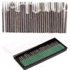 DIY Crafts 30 Pcs Diamond Rotary Burr Drill Bit Set Engraving Tools 3mm Shanks (Pattern No # 1, Diamond Burr) view 2