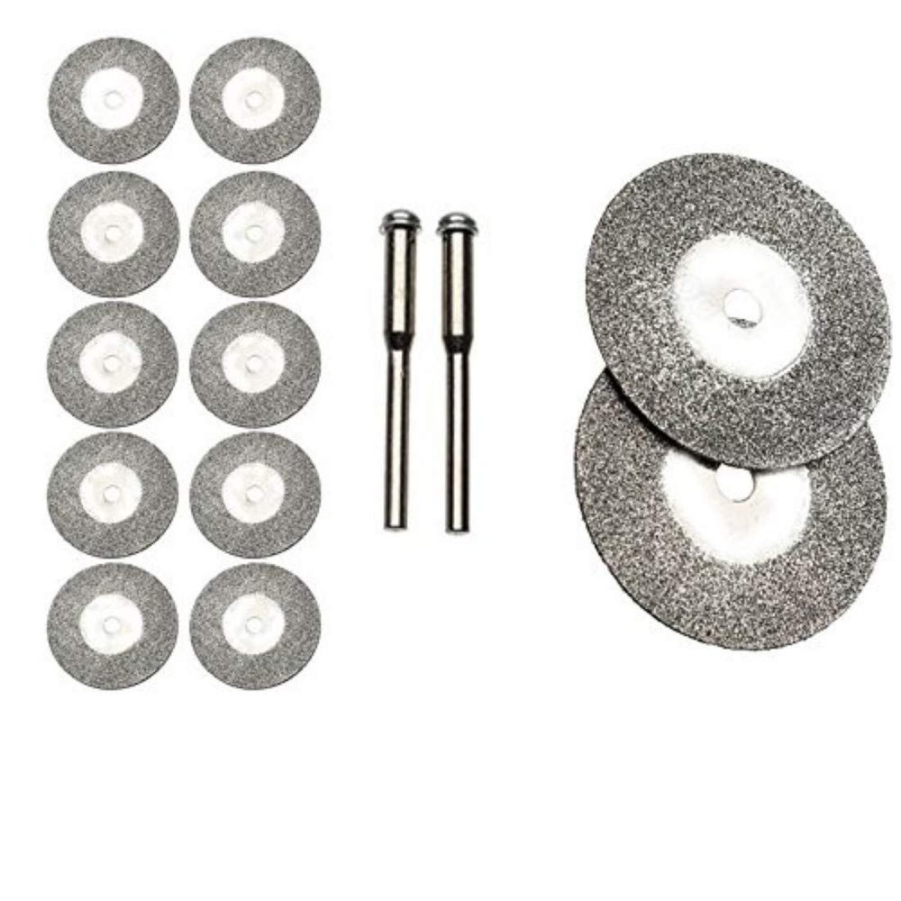 DIY Crafts Design No # 2, Pack of 10 Pcs, 16mm Diamond Grinding Wheel Slice Accessories for Ro (Design No # 2, Pack of 10 Pcs)