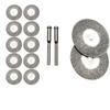 DIY Crafts Design No # 2, Pack of 10 Pcs, 16mm Diamond Grinding Wheel Slice Accessories for Ro (Design No # 2, Pack of 10 Pcs) view 1