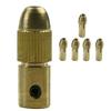 DIY Crafts 7 Pcs Set, Multi Set, 0.5-3.2mm Brass Collet Drill Chuck Fits Rotary Tools Electric Grinding Drill Collect Chuck Holder Pack of (7 Pcs Set, Multi Set) view 2
