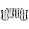 Sharda Metals Set of 6 Stainless Steel Water Juice Glasses Set Dinning Table Accessories view 2