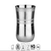 Sharda Metals Set of 6 Stainless Steel Water Juice Glasses Set Dinning Table Accessories view 3