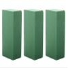 TIED RIBBONS Floral Foam Brick for Flower Basket, Wedding Bouquet Artificial Flower Arrangement - Set of 3 (Green, 10 cm x 8 cm x 22 cm) ,Artificial Flora view 1