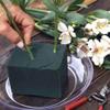 TIED RIBBONS Floral Foam Brick for Flower Basket, Wedding Bouquet Artificial Flower Arrangement - Set of 3 (Green, 10 cm x 8 cm x 22 cm) ,Artificial Flora view 4