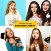 SYGA Black and Golden Birthday Party Photo Booth Props Craft Item (Set of 27) view 4
