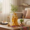 TIED RIBBONS Gold Plated Radha Krishna Idol Statue Showpiece (Resin, 19 cm x 11 cm) - Decoration Items for Home Decor Living Room Mandir Temple Pooja Room Table Top Office Gifts view 2