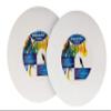 Eascan Art Painting Drawing and Sketch Accessories Cotton Medium Grain Stretched Round Painting Canvas Pack of 2 (10 Oz_16") view 1