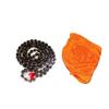 Herbal Aid Japa Mala Lotus Garland Mala for Chanting Goddess Lakshmi Mantras with Orange Japa Gomukh Mala Bag 108 original Lotus Seeds Kamal Gatta view 1