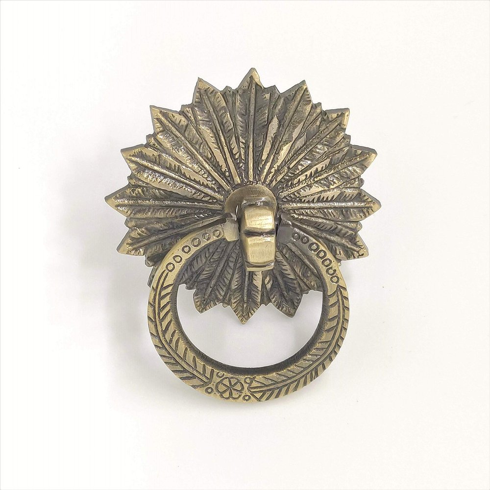 ACE Brass Antique Finish Door Knocker (10 x 8.5 x 10 cm)