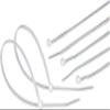 Nylon Standard Cable Tie White Pack of 100 (500mm x 4.8mm) view 4
