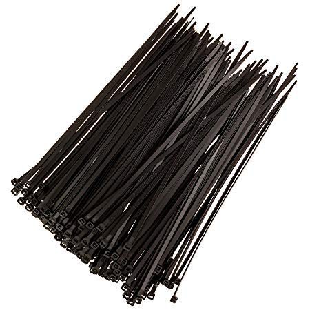 Nylon Standard Cable Tie Black Pack of 100 (500mm - 4.8mm)
