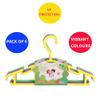 Ineffable Non-Slip Multi Color Tubular Children's Hangers for Kids Baby Infant Toddler with Plastic Hanger Straps (Set of 18) view 2