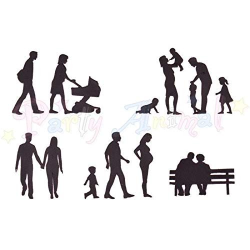Cake Decor Family Silhouette Cutter Set by Patchwork Cutters
