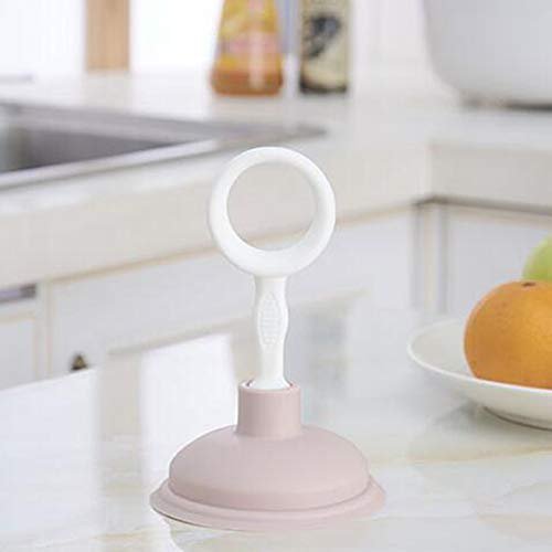 S R EXCLUSIVE Rubber Toilet Bathroom Kitchen Sink Drain Pump Plunger Unblocker Cleaner (Standard Size, Multicolour)