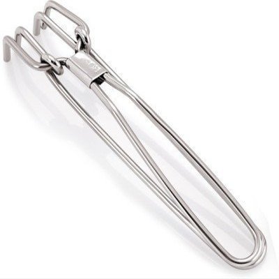 Vrct Stainless Steel Tong/Plain Utility Pakkad Premium Quality/Doctor Pakkad Utensil Holder  20cm