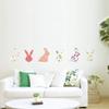 Funpa Wall Sticker Removable Lovely Rabbit Pattern Wall Decal Wall Decor for Easter view 3