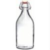 Raincart Imported Glassware Transparent Clear Air Tight Glass Bottle 1 LTR, 1 Piece view 1