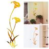 Funpa Mirror Sticker DIY Flower Removable Mirror Sheet Wall Sticker for Home Decor view 1